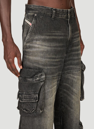 Diesel D-Fish-Cargo-S 牛仔裤 黑 dsl0155015