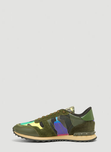 Valentino Rockrunner Camouflage Sneakers Black val0143022