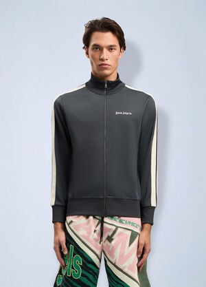 Palm Angels Classic Logo Track Jacket Grey pma0164036