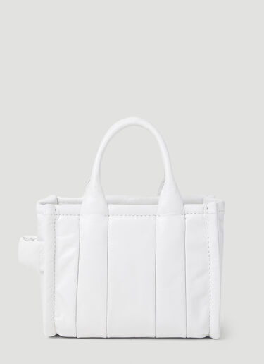 Marc Jacobs Shiny Crinkle Micro Tote Bag White mcj0253008