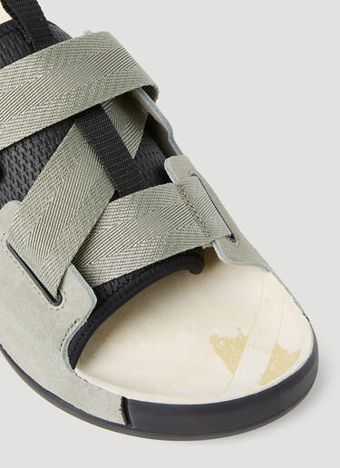 Stone Island Shadow Project Tape Sandals Green shd0152021