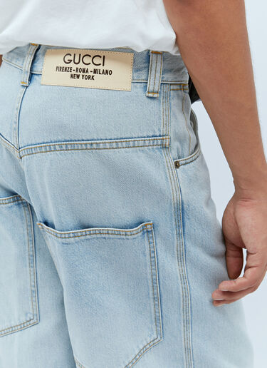 Gucci Raw Hem Jeans Light Blue guc0154004