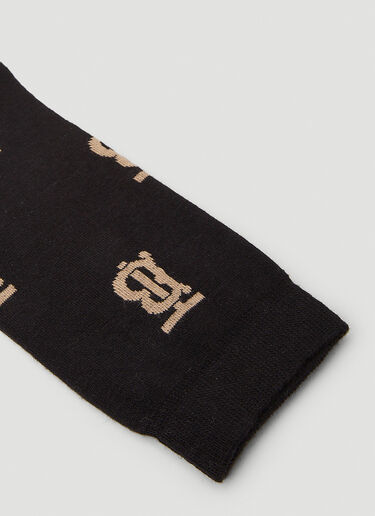 Burberry TB Jacquard Socks Black bur0251102