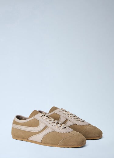 Dries Van Noten Suede Trimmed Sneakers Beige dvn0263027