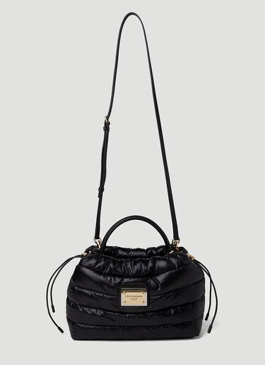 Dolce & Gabbana Double Layer Handbag Black dol0250044