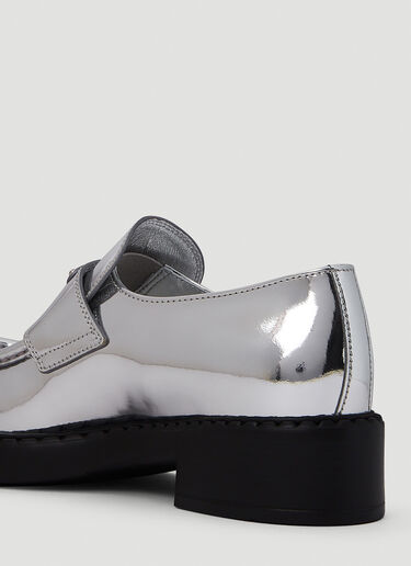 Prada Mirrored Loafers Silver pra0251014