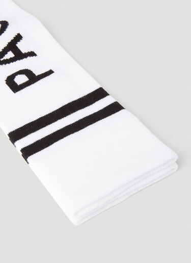 Rassvet High Logo Intarsia Socks White rsv0152022