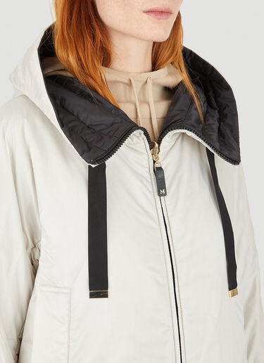 Max Mara Greenre Anorak Coat White max0247038