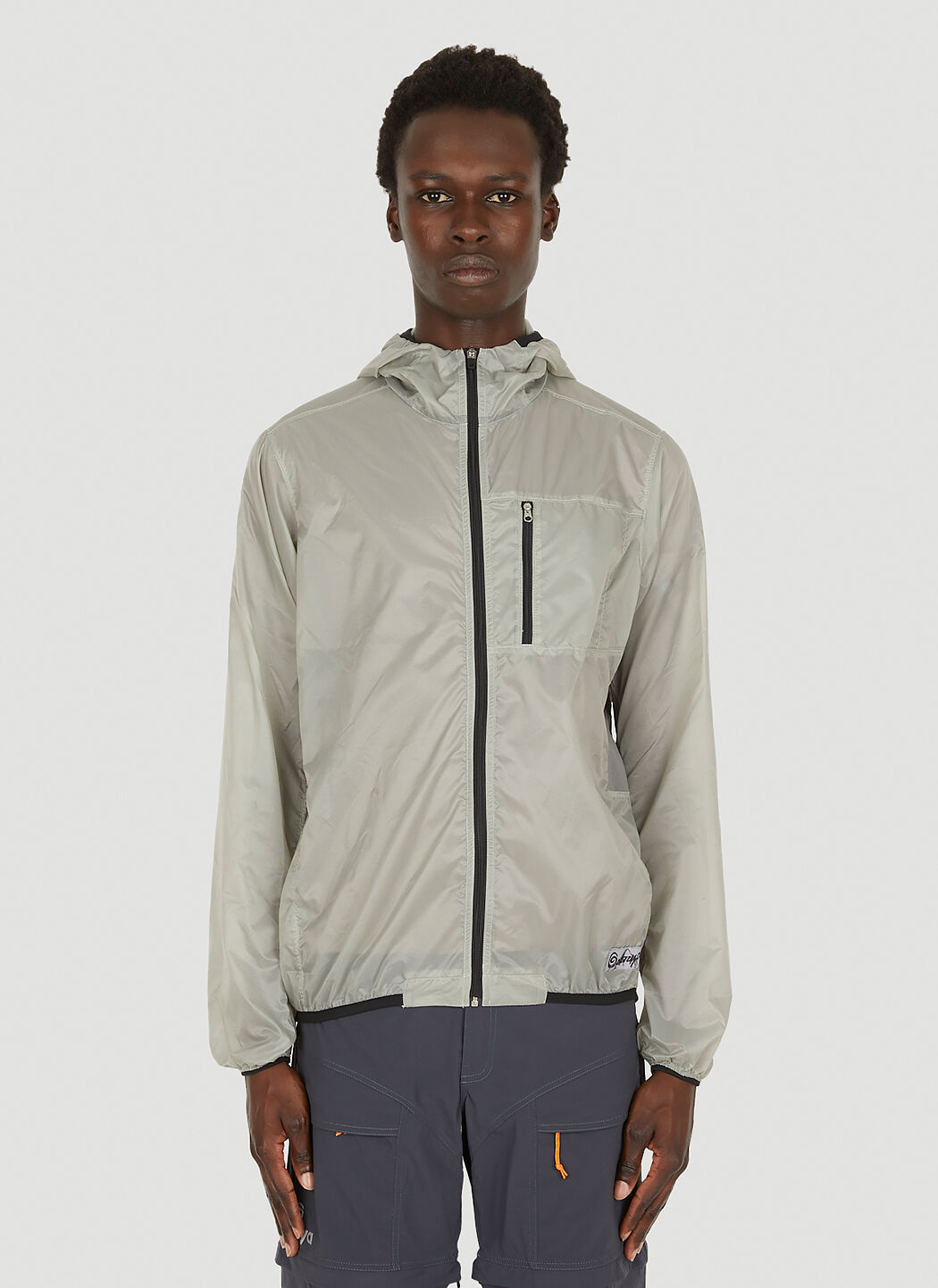 Ostrya Skarn Windbreaker Jacket in Grey LN CC