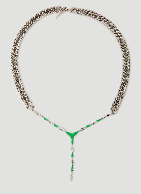 Y/Project Helix Y Necklace Light Blue ypr0153015