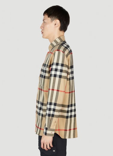 Burberry 经典格纹衬衫 米色 bur0151010