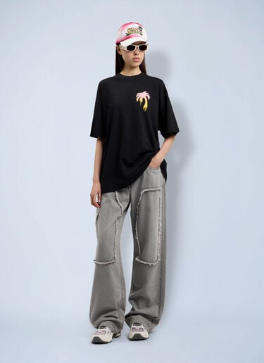 Palm Angels I Love PA Loose T-Shirt Black pma0264208