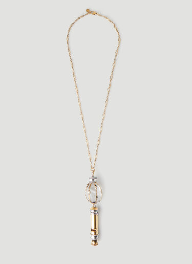 Alexander McQueen 哨子挂饰项链 金 amq0247066