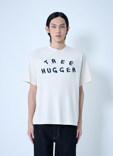 Story mfg. Grateful Tree Hugger Short Sleeve T-Shirt White str0163004