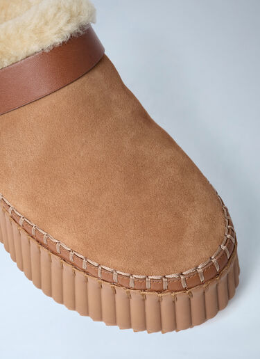 Chloé Nama Wedge Mule Brown chl0262034