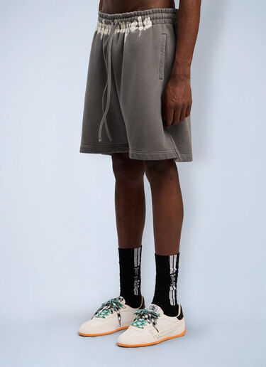 Waist Logo Track Shorts Palm Angels Waist Logo Track Shorts Grey pma0162057