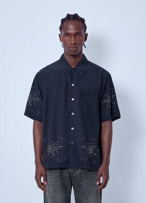Our Legacy Every Shirt Shortsleeve Navy our0165011