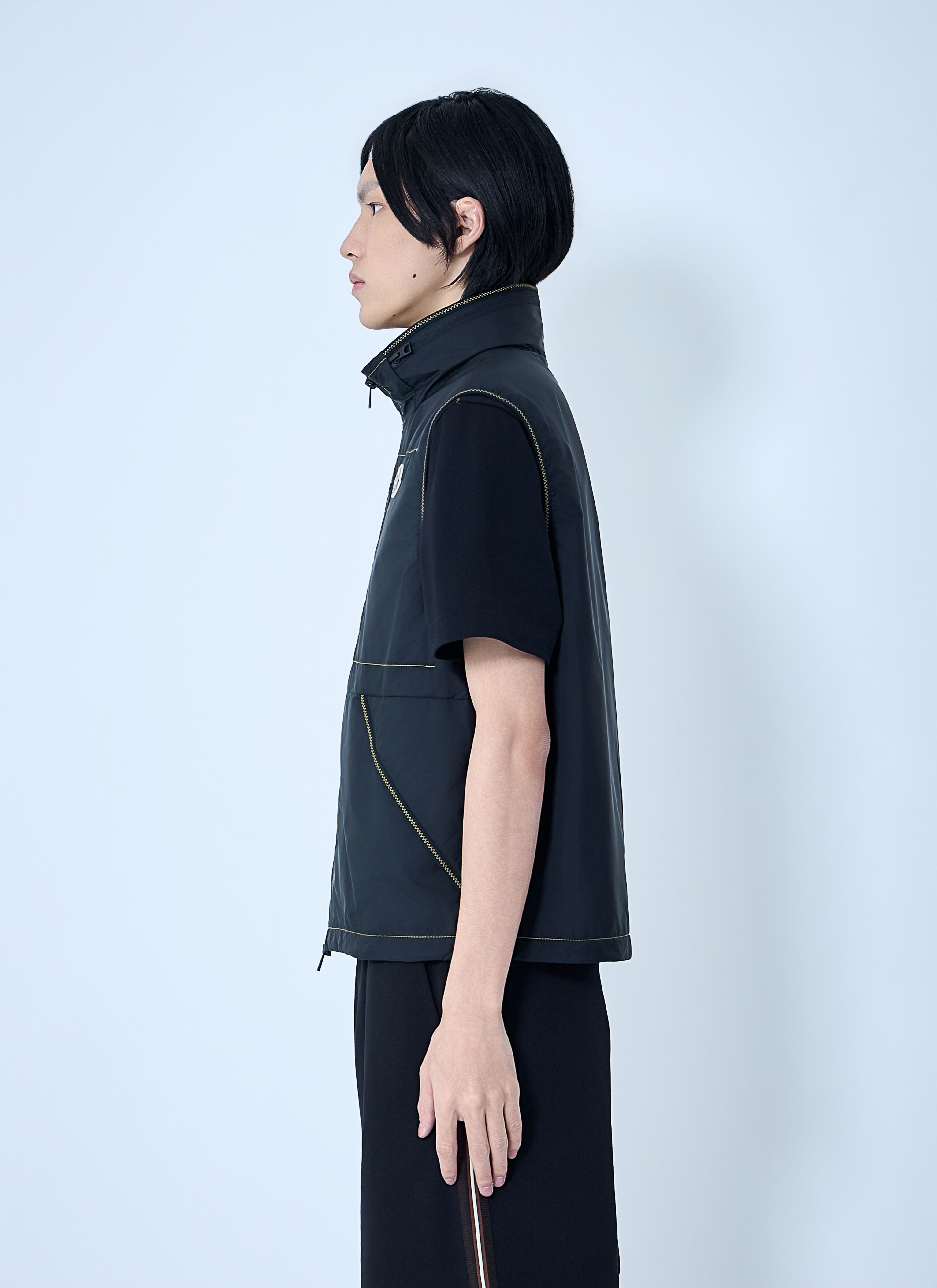 Moncler Men's' Ansiei Vest in Black | LN-CC®