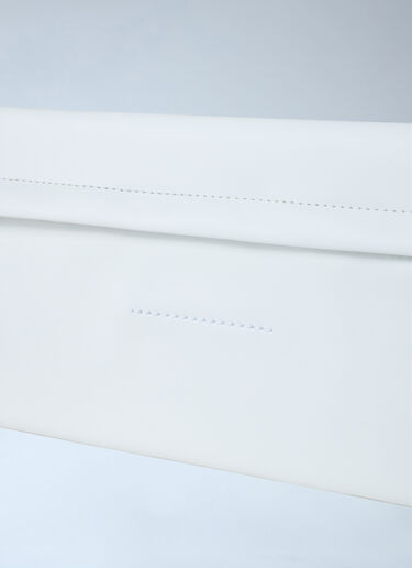 MM6 Maison Margiela Logo Print Pouch White mmm0261020