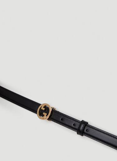 Gucci Interlocking G Belt Black guc0251141