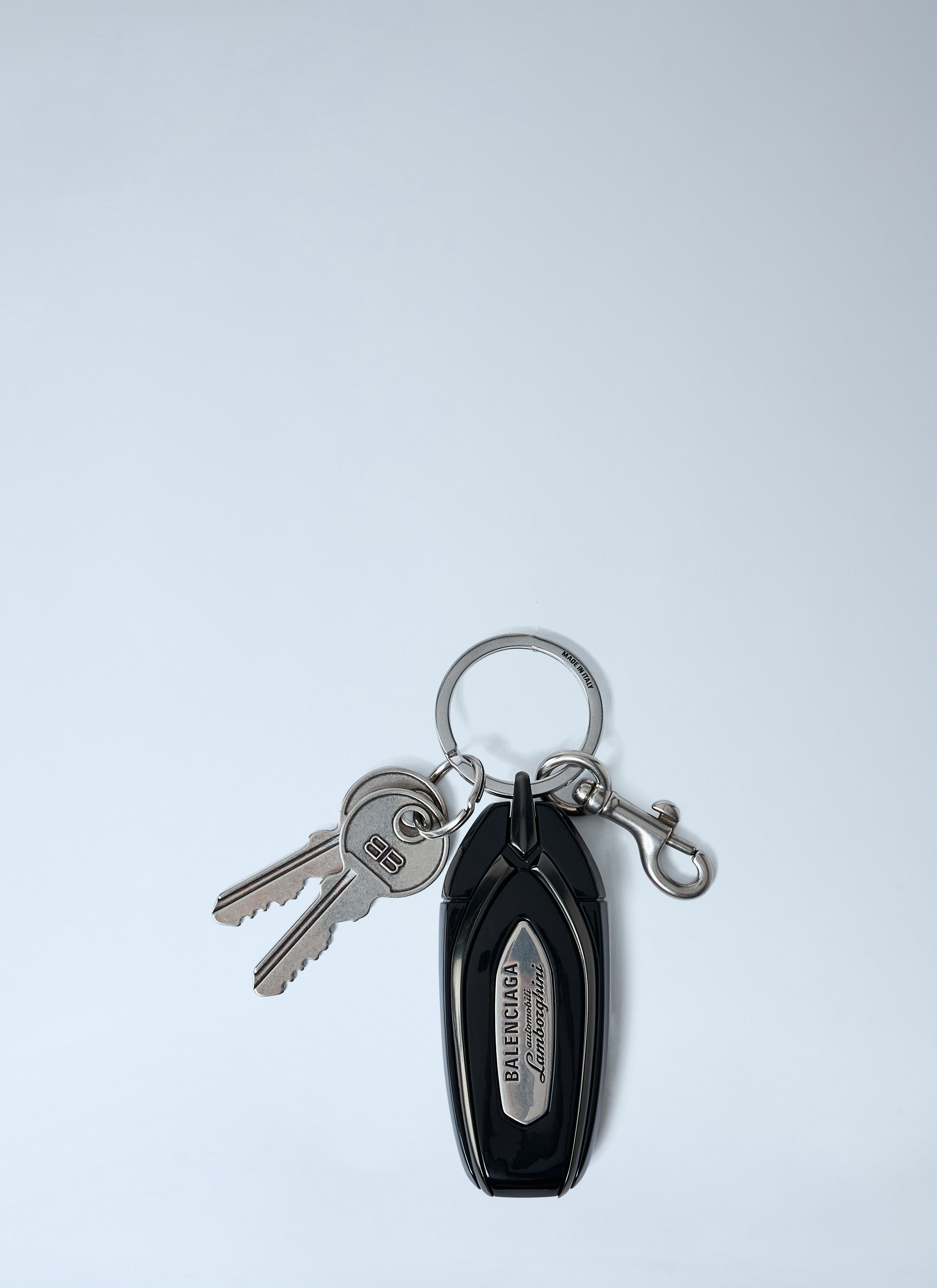 Balenciaga x Lamborghini Men's' Logo Charm Keyring in Silver | LN-CC®