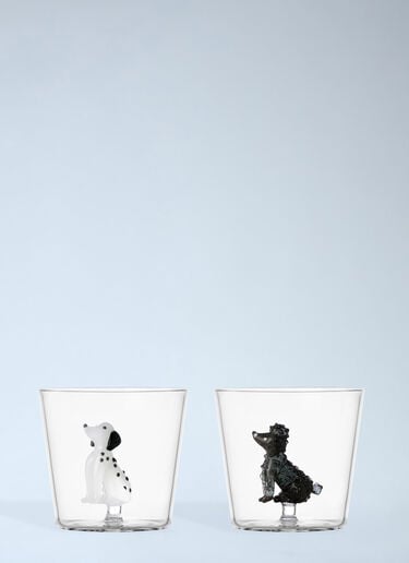 Set Of Four Dog Tumbler Glasses Ichendorf Milano Set Of Four Dog Tumbler Glasses Multicolour wps0692070