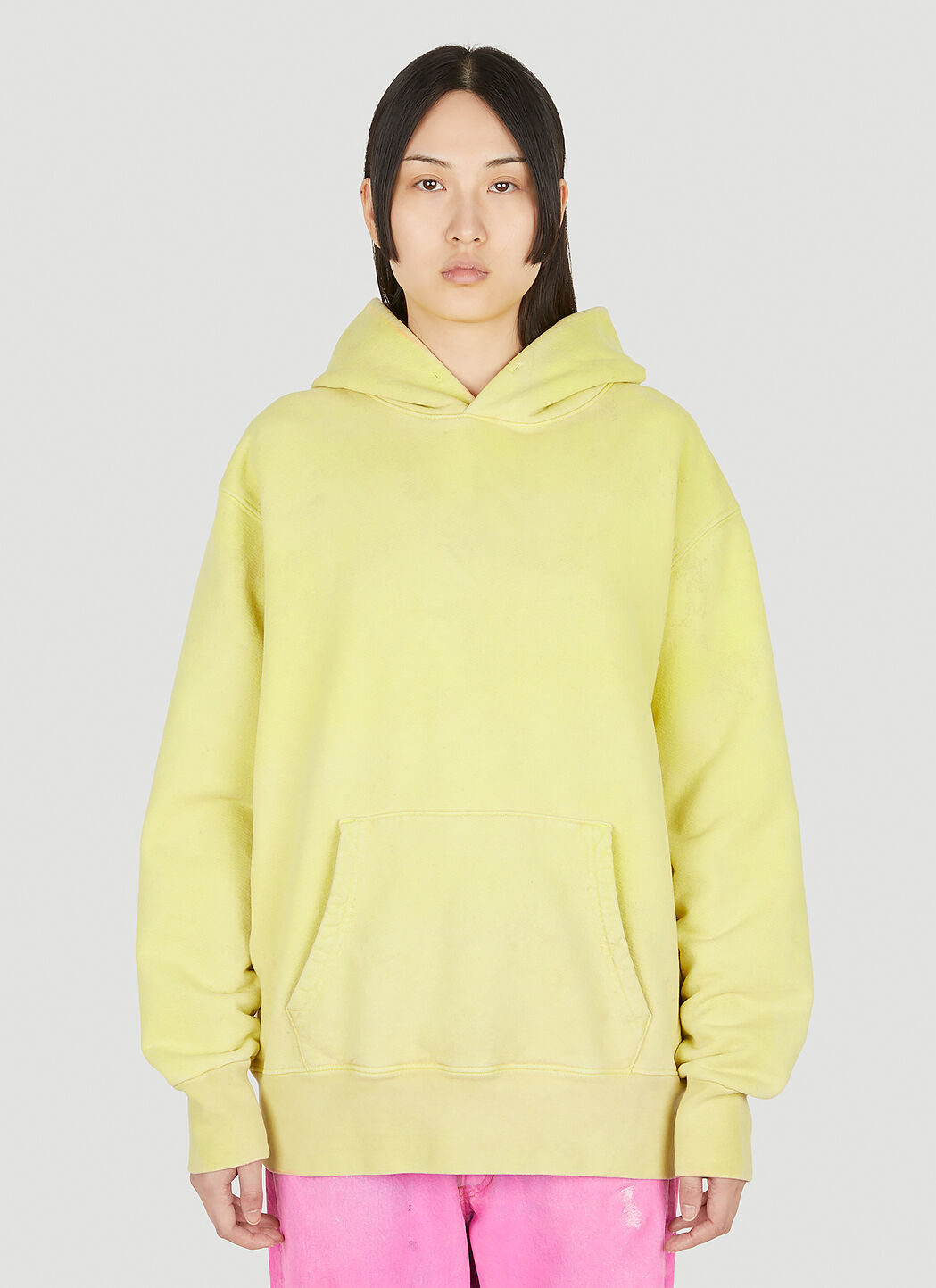 NOTSONORMAL Last Night's Hooded Sweatshirt Yellow nsm0348025