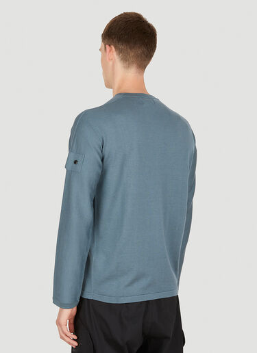 Stone Island Shadow Project Long Sleeve Knit T-Shirt Blue shd0150013