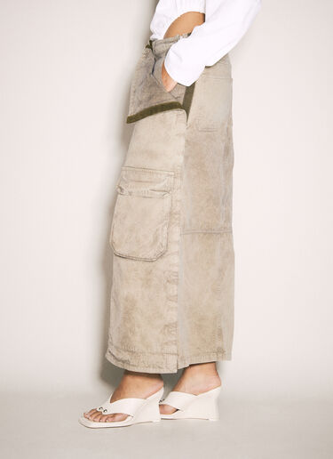 Y/Project Cargo Maxi Skirt Beige ypr0258011