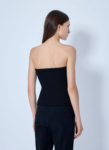 Jil Sander Strapless Knitted Top Black jil0266006