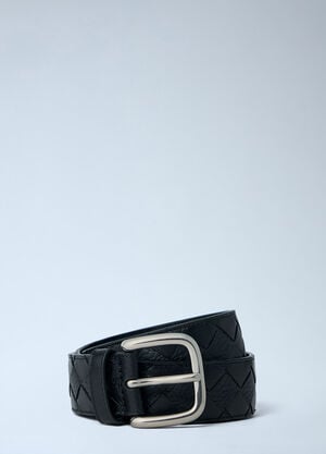 Bottega Veneta Braided Belt Black bov0163012