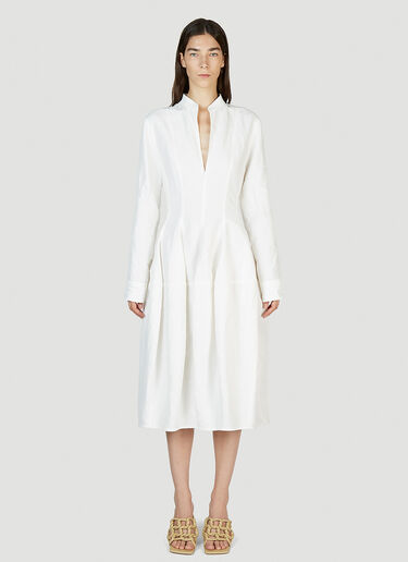 Bottega Veneta Shirt Dress White bov0251099