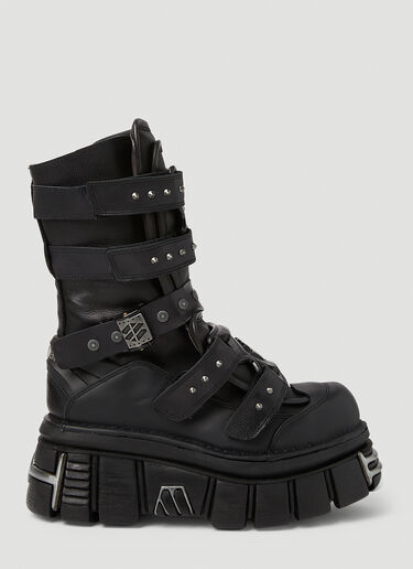 VETEMENTS x Newrock Gamer Boots Black vet0351002