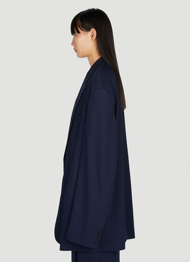 Balenciaga Oversized Blazer Navy bal0251005