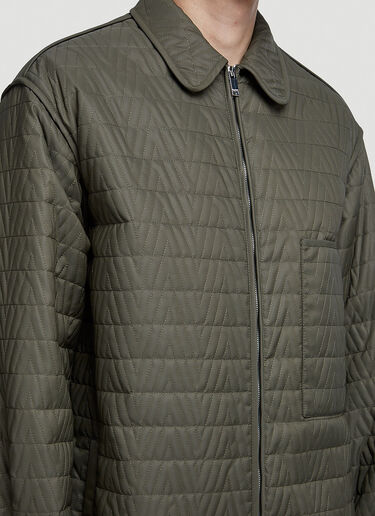 Valentino Quilted Jacket Green val0147018
