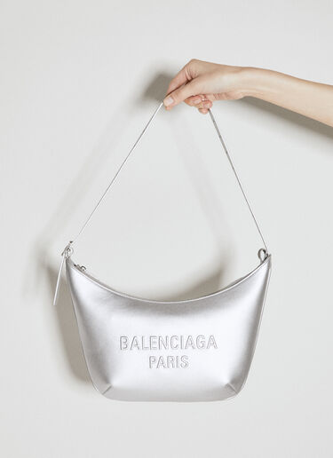 Balenciaga Mary-Kate Sling Shoulder Bag Silver bal0255067