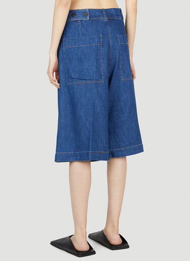 Studio Nicholson Denim Bermudas Blue stn0252008