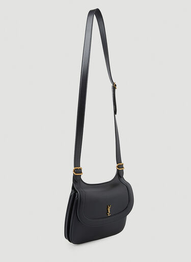 Saint Laurent Charlie Medium Shoulder Bag Black sla0247170