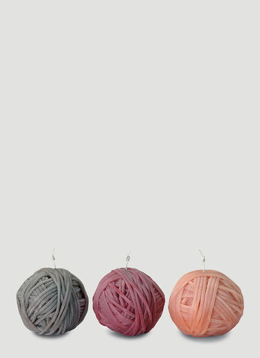 Three-Pack Gomitolo Candles Missoni Home Three-Pack Gomitolo Candles Orange wps0642159