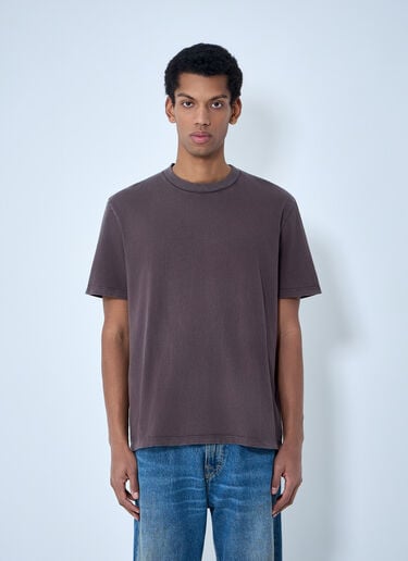 Our Legacy Cotton Jersey T-Shirt Brown our0164003