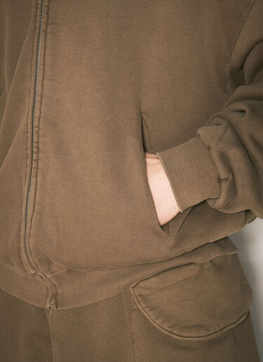 Entire Studios Thermal Hooded Sweatshirt Brown ent0357003