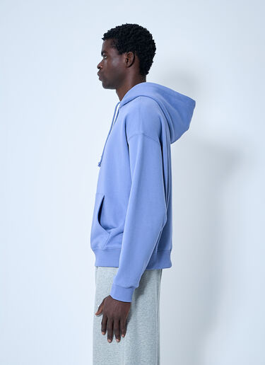 Awake NY Logo Motif Hooded Sweatshirt Blue awk0160002