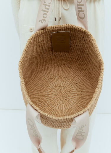 Chloé 大号 Woody 篮子 米色 chl0255059
