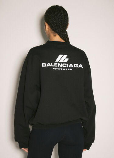 Balenciaga Activewear Crewneck Sweatshirt Black bal0257001