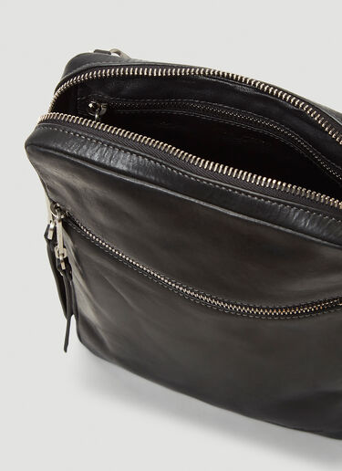 Rick Owens Supply Crossbody Pouch Bag Black ric0139033
