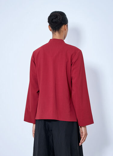 LN-CC® - RÓHE: Pankou Closure Jacket - Red RÓHE Pankou Closure Jacket Red roe0265003