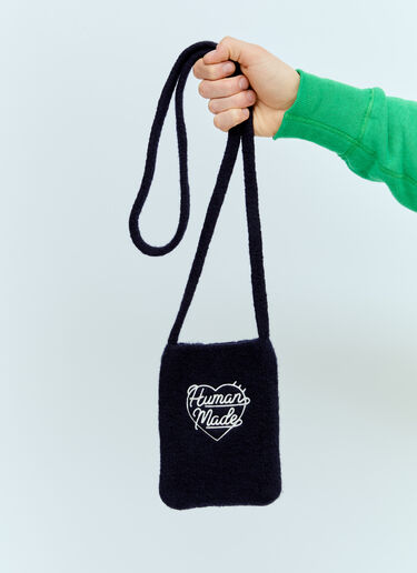 Human Made Mini Knit Shoulder Bag Navy hmd0154024