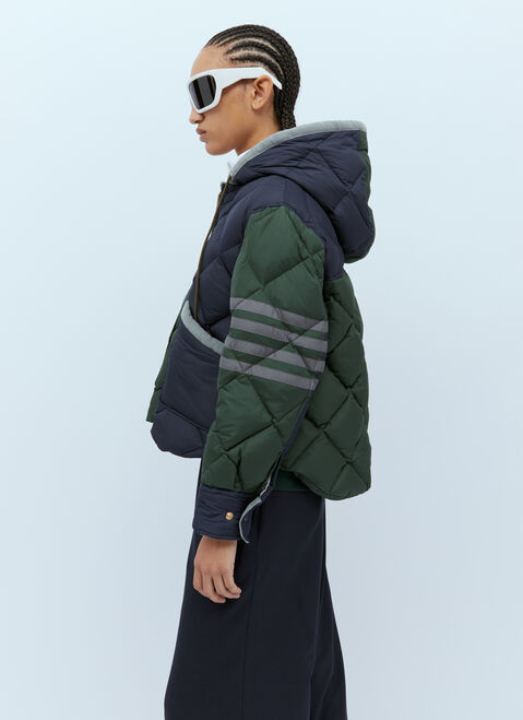 Thom Browne Patch Pocket Down Jacket White thb0253021