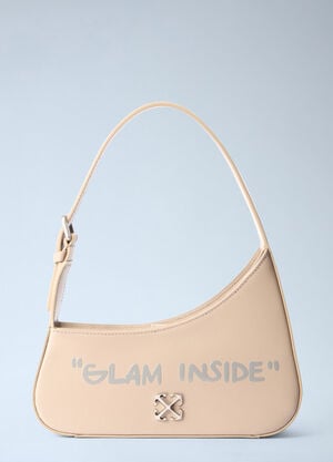 Off-White Jitney Shoulder Quote Beige ofw0264315