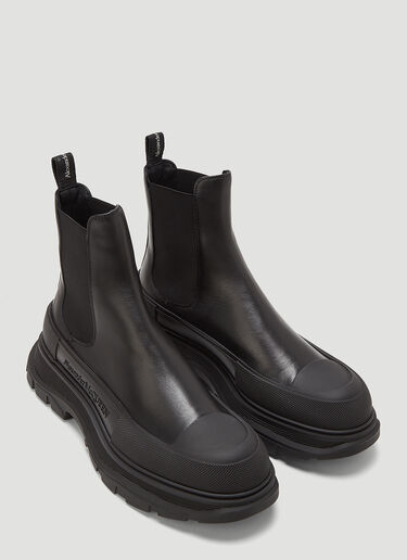 Alexander McQueen Tread Slick Chelsea Boots Black amq0143016